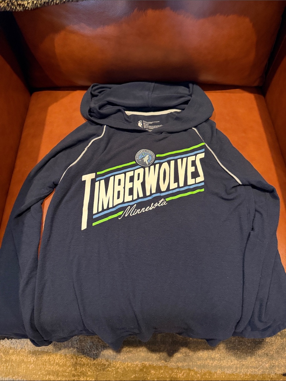 NBA Minnesota Timberwolves Navy Pullover Hoodie